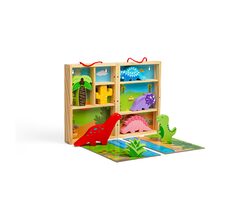 Bigjigs Toys Krabička na hraní dinosauři / od 1,5 roku