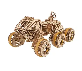 Ugears 3D dřevěné mechanické puzzle Mars Rover / od 14 let / 562 dílků / Obtížnost: vysoká