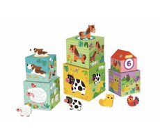 2Kids Toys Kostky se zvířátky farma / od 1 roku