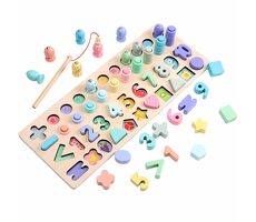 2Kids Toys Multifunkční deska vkládačka 4v1 / od 3 let