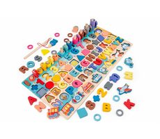 2Kids Toys Multifunkční deska vkládačka 6v1 / od 3 let
