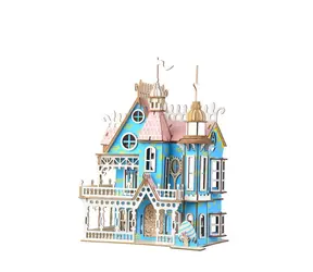 Woodcraft Dřevěné 3D puzzle Pohádková Vila / 175 dílků / od 8 let / Obtížnost: jednoduchá