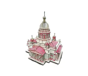 Woodcraft Dřevěné 3D puzzle Issa Kiev's Cathedra / 238 dílků / od 8 let / Obtížnost: jednoduchá