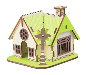 Woodcraft Dřevěné 3D puzzle Dům Ellie / 24 dílků / od 8 let / Obtížnost: jednoduchá