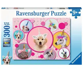 Ravensburger Roztomilí psí jednorožci / 300 dílků / od 9 let