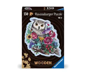 Ravensburger Dřevěné puzzle Tajemná sova / 150 dílků / od 10 let