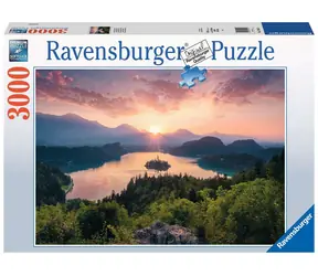Ravensburger Jezero Bled Slovinsko / 3000 dílků / od 14 let