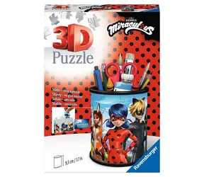 Ravensburger Stojan na tužky Miraculous: Kouzelná Beruška a Černý kocour / 54 dílků / od 6 let