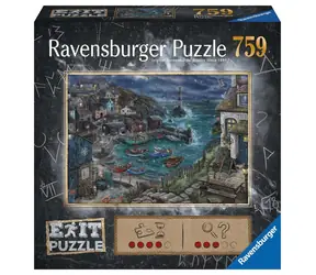 Ravensburger Exit Puzzle: Maják u přístavu / 759 dílků / od 12 let