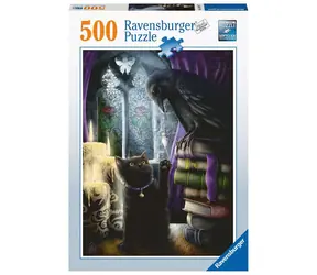 Ravensburger Havran a kočka ve věži / 500 dílků / od 12 let