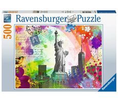 Ravensburger Pohlednice z New Yorku / 500 dílků / od 12 let