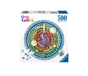 Ravensburger Kruhové puzzle Sladkosti / 500 dílků / od 12 let