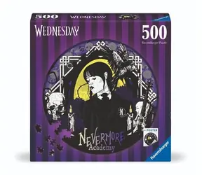 Ravensburger Kruhové puzzle Wednesday / 500 dílků / od 12 let