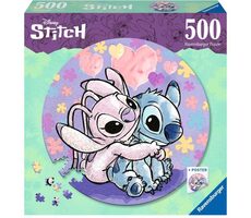 Ravensburger Kruhové puzzle Disney Stitch / 500 dílků / od 12 let