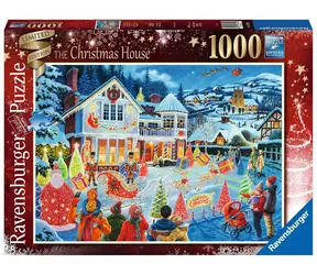 Ravensburger Vánoční dům / 1000 dílků / od 14 let