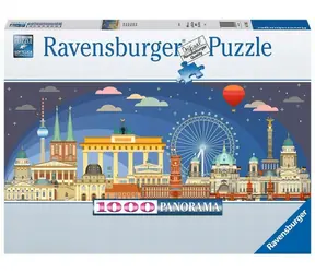 Ravensburger Berlín v noci / 1000 dílků Panorama / od 14 let
