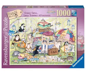 Ravensburger Život bláznivých koček / 1000 dílků / od 14 let