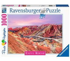 Ravensburger Dechberoucí hory Duhové hory Čína / 1000 dílků / od 14 let