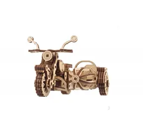 Ugears 3D dřevěné mechanické puzzle Harry Potter Hagridova létající motorka / od 14 let / 130 dílků / Obtížnost: nízká