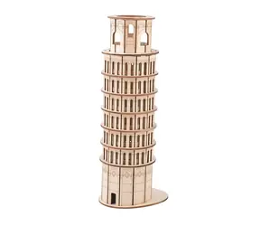 Woodcraft Dřevěné 3D puzzle Šikmá Věž V Pise / 105 dílků / od 14 let / Obtížnost: jednoduchá