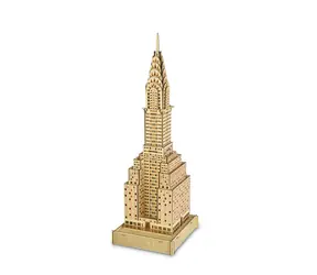 Woodcraft Dřevěné 3D puzzle Chrysler Building - 76 dílků - od 14 let / Obtížnost: jednoduchá 