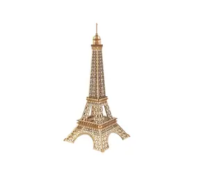 Woodcraft Dřevěné 3D puzzle Eiffelova věž střední / 94 dílků / od 14 let / Obtížnost: jednoduchá 