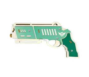 Woodcraft Dřevěné 3D puzzle Zbraň na gumičky Falcon / 35 dílků / od 8 let / Obtížnost: jednoduchá