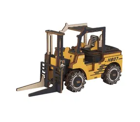Woodcraft Dřevěné 3D puzzle Vysokozdvižný vozík / 96 dílků / od 8 let / Obtížnost: jednoduchá 