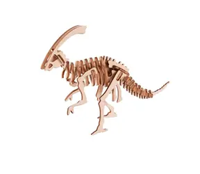 Woodcraft Dřevěné 3D puzzle Parasaurolophus - 31 dílků / od 8 let / Obtížnost: jednoduchá