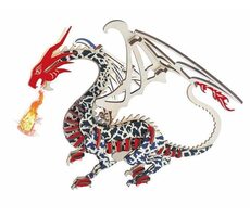 Woodcraft Dřevěné 3D puzzle Drak / 23 dílků / od 8 let / Obtížnost: jednoduchá 