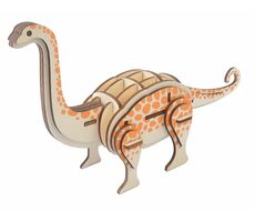 Woodcraft Dřevěné 3D puzzle Brontosaurus / 36 dílků / od 8 let / Obtížnost: jednoduchá 