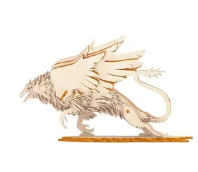 Woodcraft Dřevěné 3D puzzle Griffin / 37 dílků / od 8 let / Obtížnost: jednoduchá 