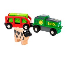 BRIO Farmářský vlak na baterie / od 3 let 