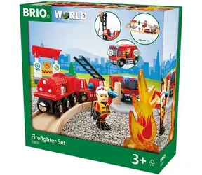 BRIO Vláčkodráha - hasičská sada / od 3 let 