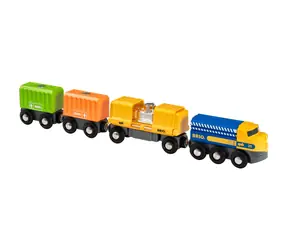 BRIO Nákladní vlak se třemi vagony / od 3 let  