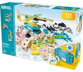 BRIO Stavebnice BUILDER sada s motorem / od 3 let 