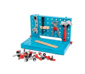 BRIO Stavebnice BUILDER Pracovní stůl s nářadím / od 3 let 