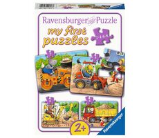 Ravensburger Zvířata na staveništi 2/4/6/8 dílků / od 2 let 