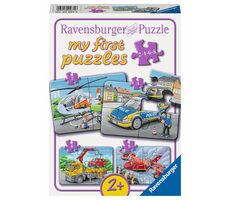 Ravensburger Zásahová vozidla 2/4/6/8 dílků / od 2 let 
