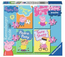 Ravensburger Moje první puzzle Prasátko Peppa 2/3/4/5 dílků / od 18 měsíců 