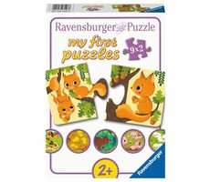 Ravensburger Moje první puzzle Zvířátka a mláďata 9x2 dílků / od 2 let 