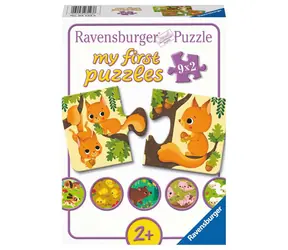 Ravensburger Moje první puzzle Zvířátka a mláďata 9x2 dílků / od 2 let 