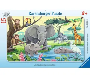 Ravensburger Africká zvířata / 15 dílků / od 3 let 