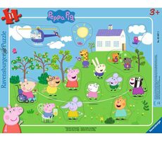 Ravensburger Prasátko Peppa - 5-17 dílků / od 3 let 