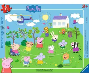 Ravensburger Prasátko Peppa - 5-17 dílků / od 3 let 