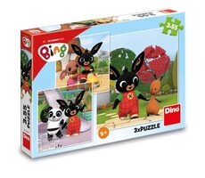 DINO Bing si hraje / 3 x 55 dílků  / od: 5 let