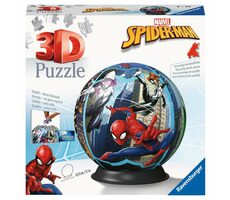Ravensburger 3D Puzzle-Ball Spiderman / 72 dílků / od: 6 let