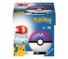 Ravensburger 3D Puzzle-Ball Pokémon: Master Ball / 54 dílků / věk od: 6