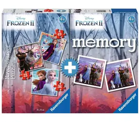 Ravensburger Disney: Ledové království 2 pexeso + 25/36/49 dílků / od 4 let 
