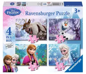 Ravensburger Disney: Ledové království 2 4 v 1 - 12+16+20+24 dílků / od 3 let 